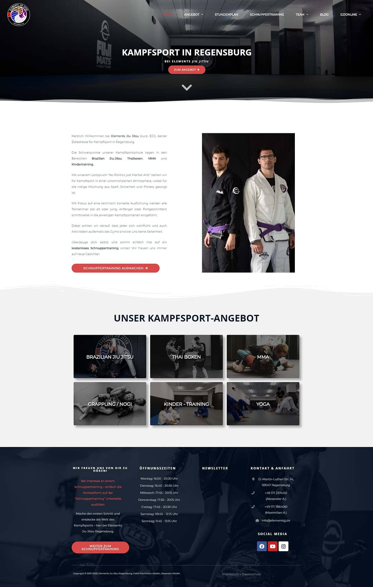 EJJ-Homepage-Screenshot